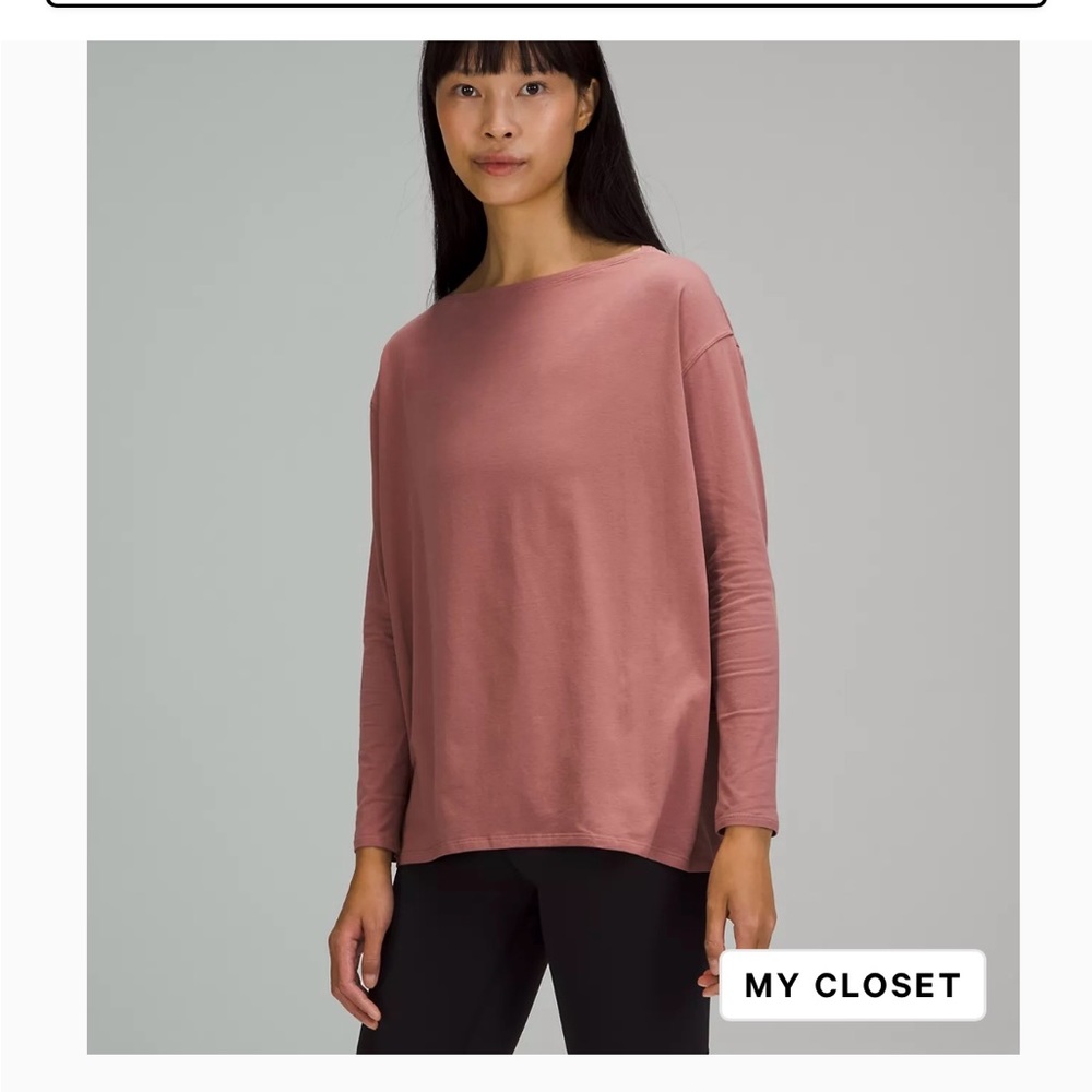 Lululemon Back in Action long sleeve shirt size 12